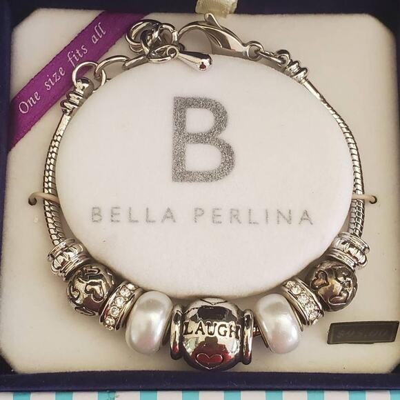Bella Perlina‎ Slide Charm Bracelet NWT - Picture 1 of 5